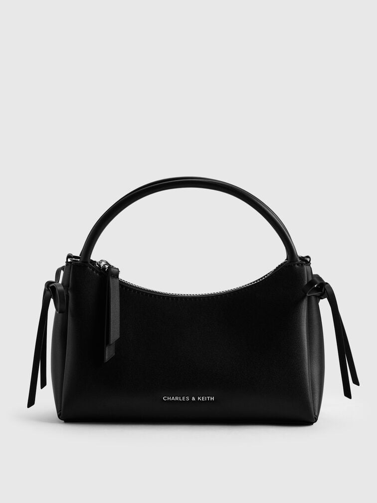 Tas Top Handle Bow Hazel, Noir, hi-res