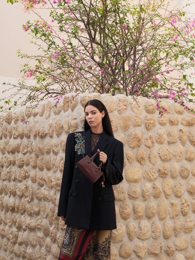 Tas Tote Kerry Mini, Wineberry Red, hi-res