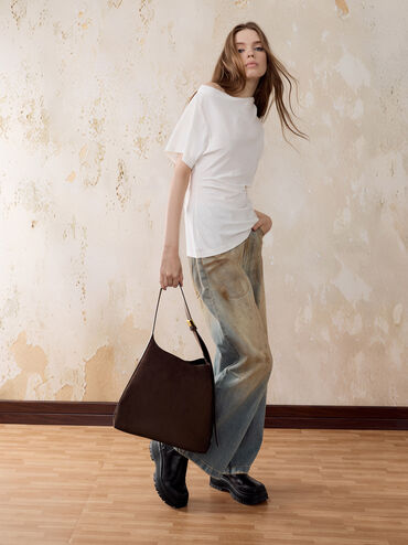 Edna Tote Bag, Espresso Brown, hi-res