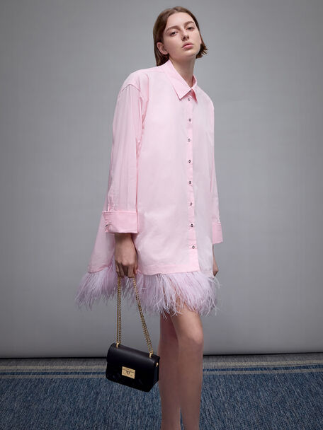 Tas Chain-Handle Quilted Alva, Black, hi-res