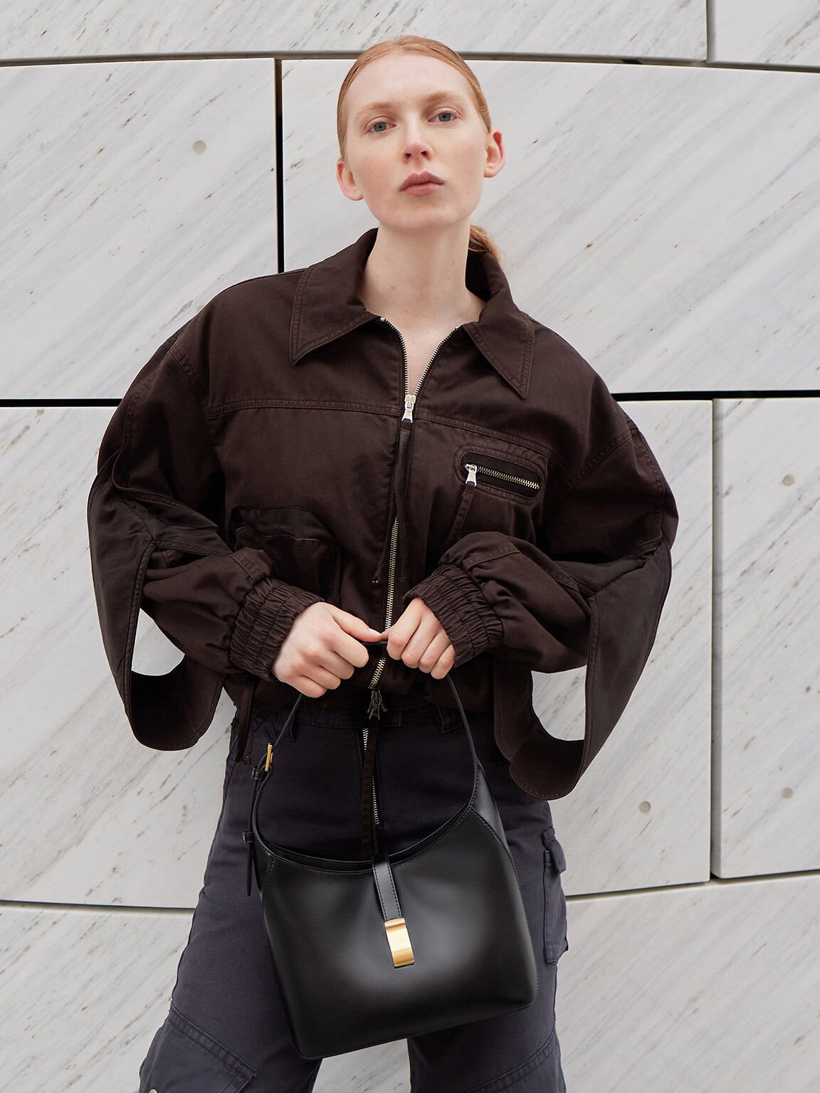 Charles & keith shoulder bag on sale