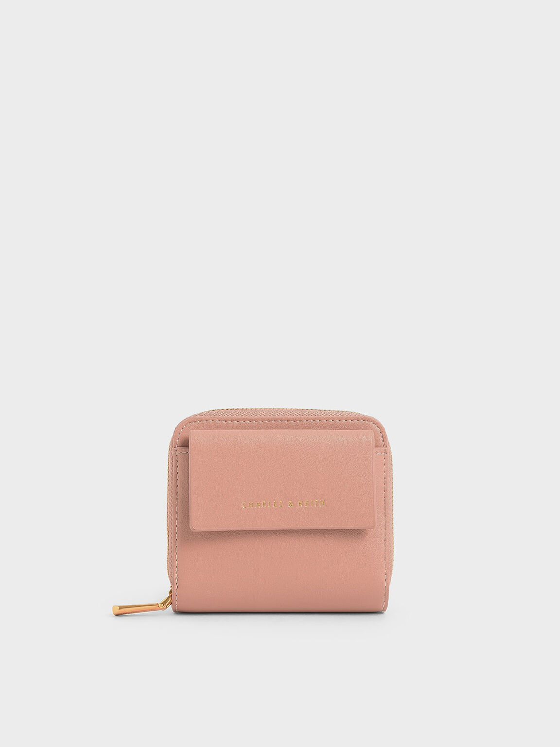 Mini Square Wallet, Blush, hi-res