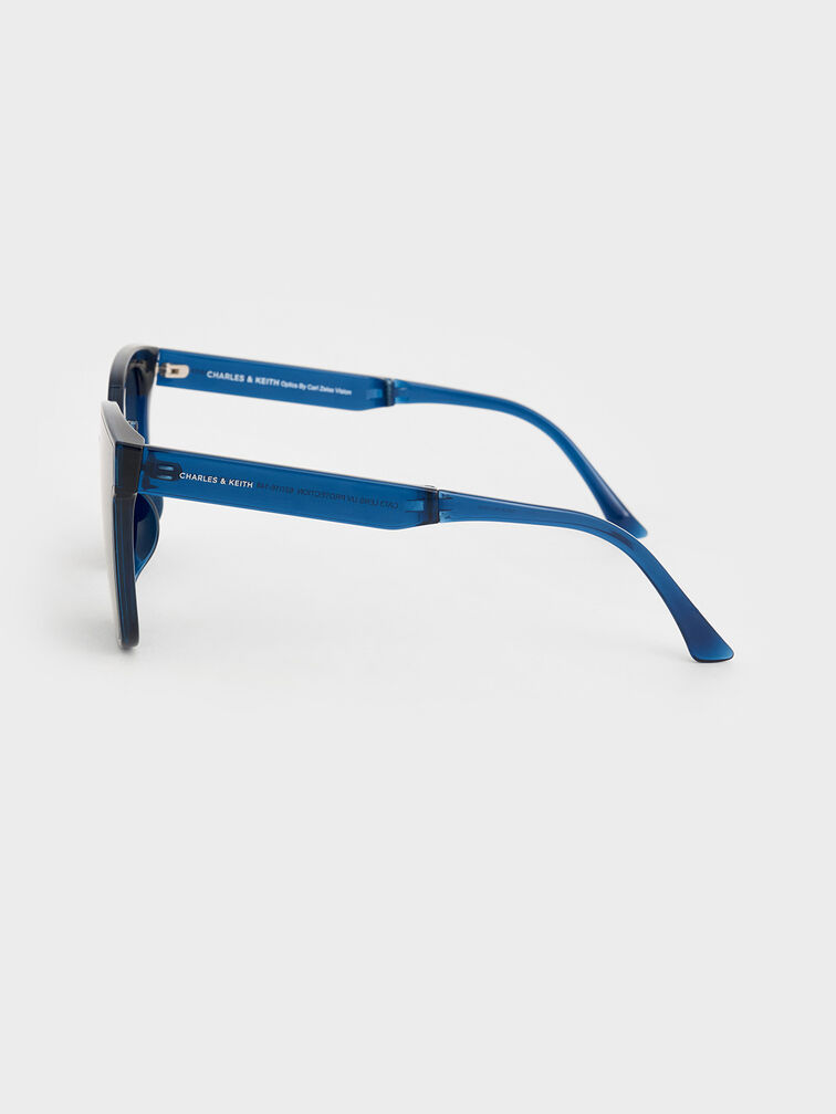 Brea Foldable Sunglasses, Blue, hi-res