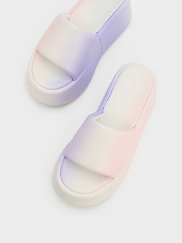 Sandal Flatform Constance Ombre, Multi, hi-res