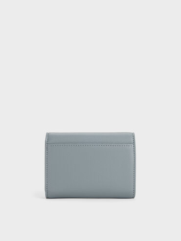 Dompet Flap Curved Briony, Smoky Blue, hi-res