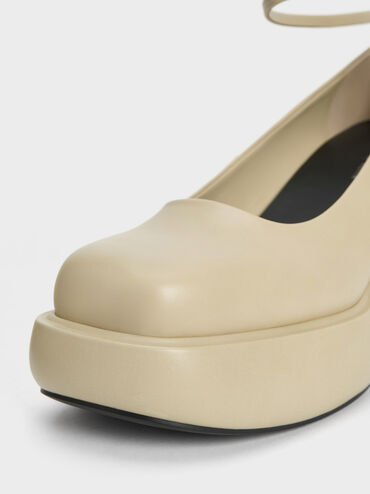 Sepatu Platform Ankle-Strap Monique, Chalk, hi-res