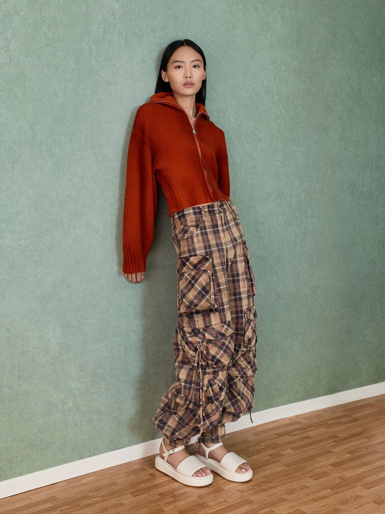 Sandal Flatform Ankle-Strap, Chalk, hi-res