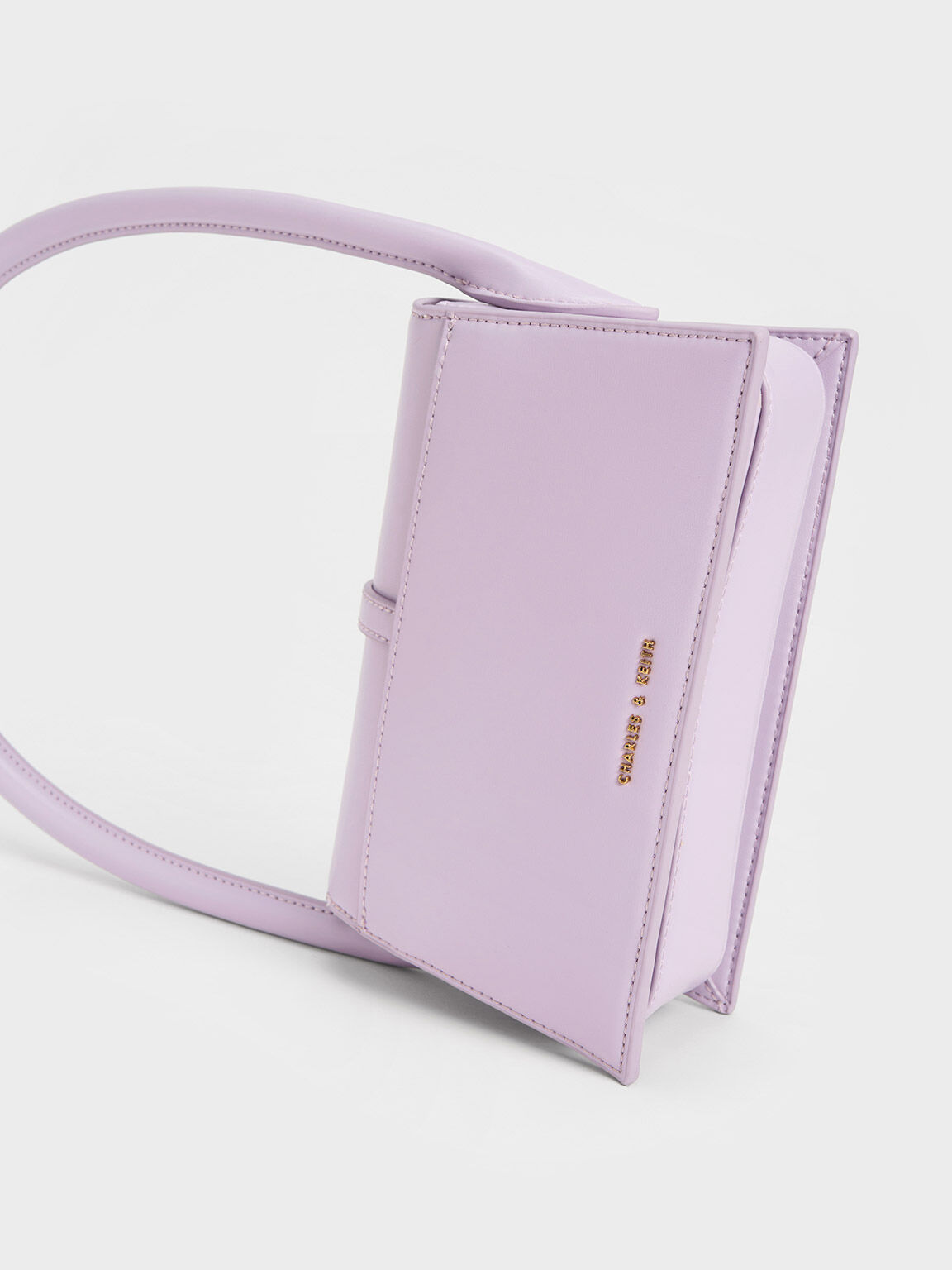 Annelise Belted Trapeze Bag, Lilac, hi-res