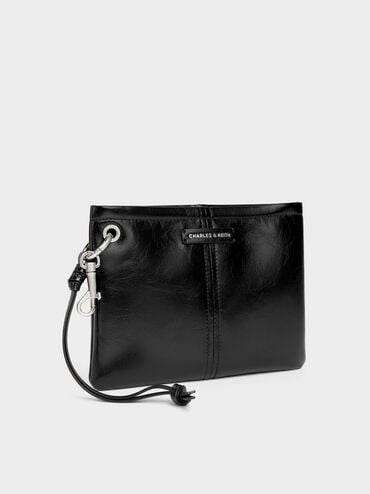Noane Top-Zip Pouch, Noir, hi-res