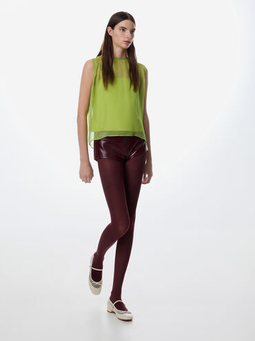 Sepatu Mary Janes Muligan Mesh, Chalk, hi-res