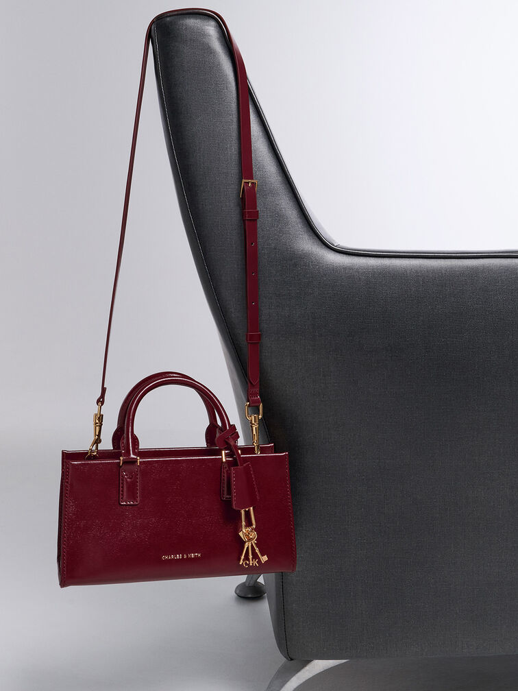 Tas Top Handle Kerry, Mulberry Plum, hi-res