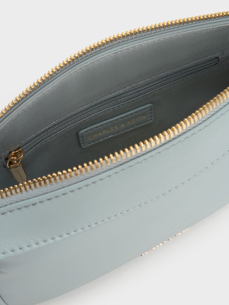 Tas Bahu Braided-Charm Haylen Mini, Misty Blue, hi-res