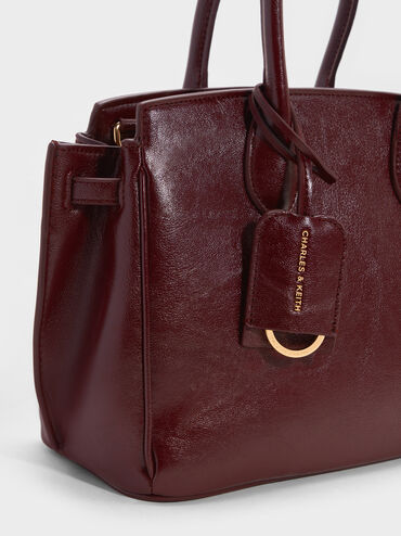 Tas Tote Ginevra, Wineberry Red, hi-res