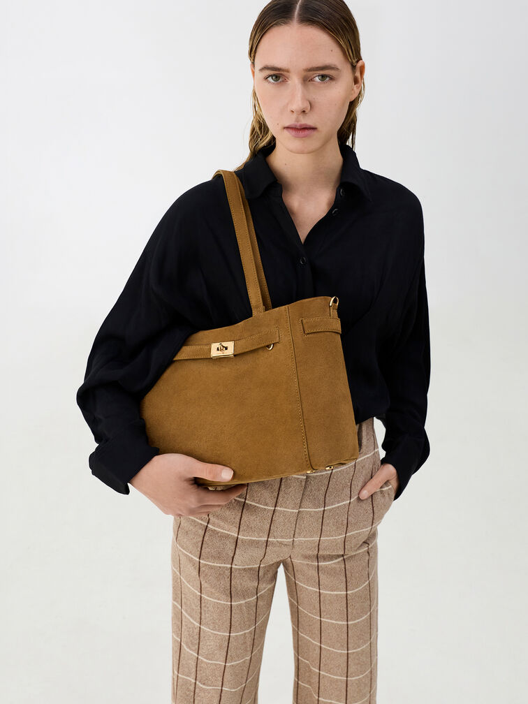 Tas Tote Dinora Belted, Sahara Sand, hi-res
