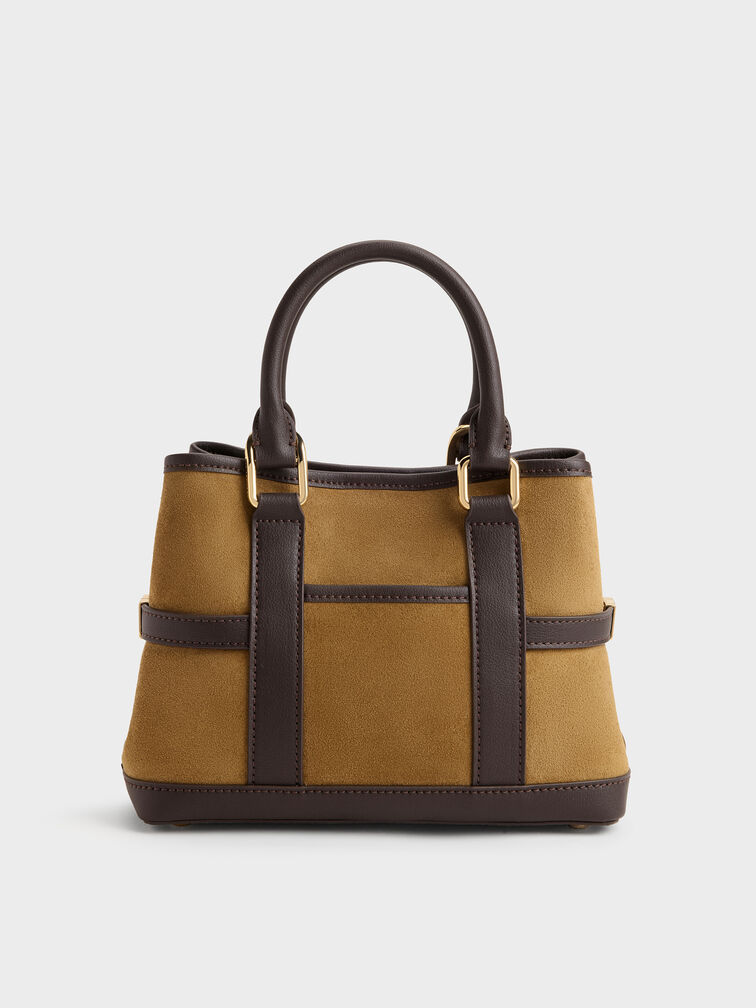 Mini Scottie Two-Tone Tote Bag, Sahara Sand, hi-res