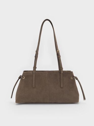 Tas Bahu Elongated-Handle Noane, Stone Grey, hi-res