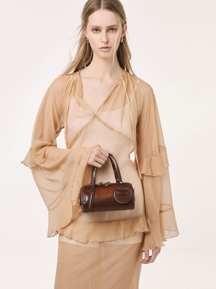 Tas Bowling Enola, Tan, hi-res