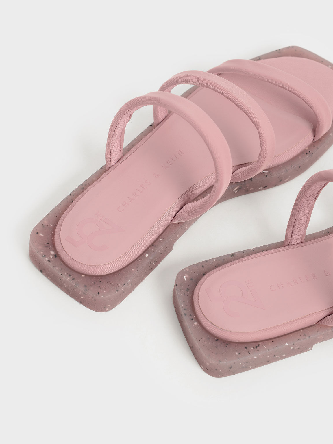 The Anniversary Series: Sandal Slide Arabella Recycled Nylon, Pink, hi-res