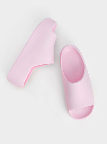 Sandal Slide Platform Morgan, Light Pink, hi-res