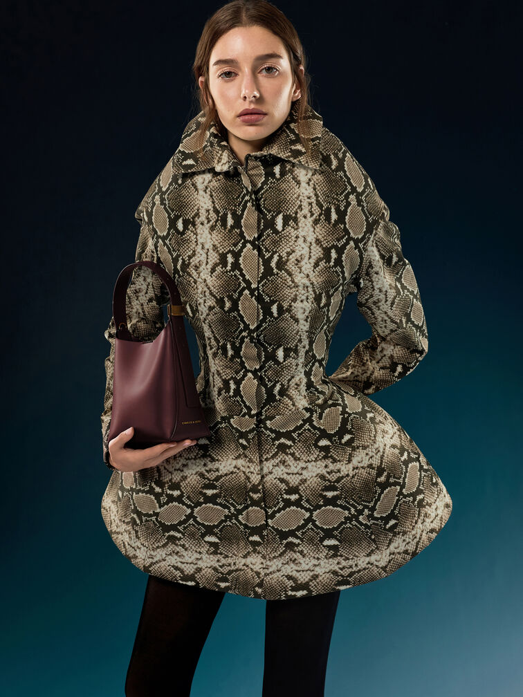 Tas Bucket Edna, Wineberry Red, hi-res