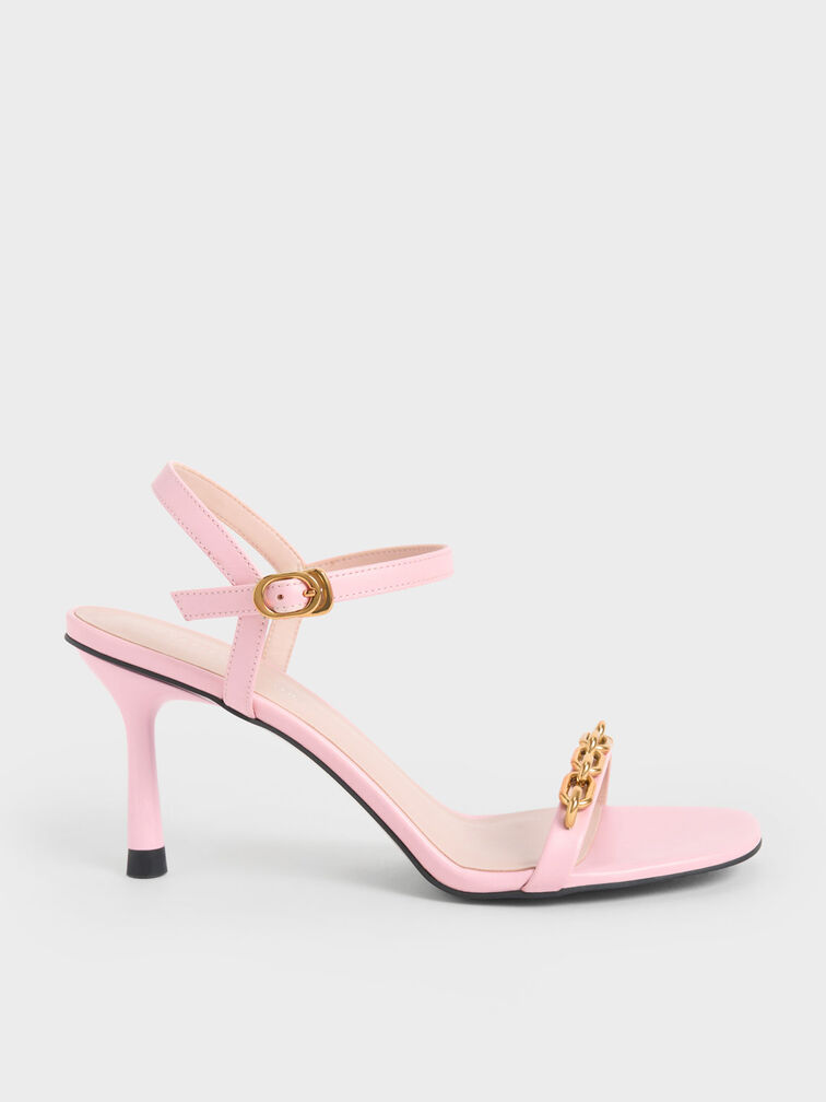 Sandal Heel Chain Link, Light Pink, hi-res