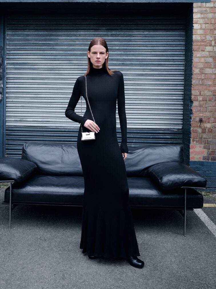 Tas Micro Metallic Bosie, Pewter, hi-res