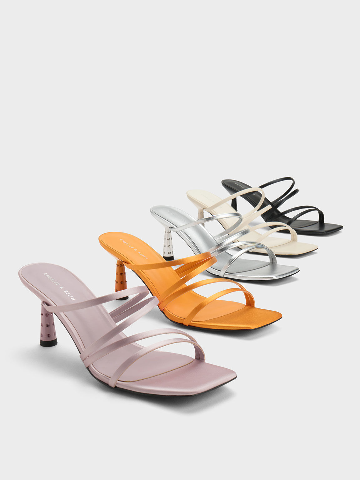 Charles and discount keith lucite heels