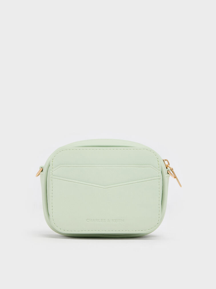 Arwen Quilted Mini Bag, Mint Green, hi-res