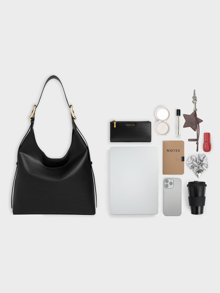 Tas Hobo Aislin, Black, hi-res