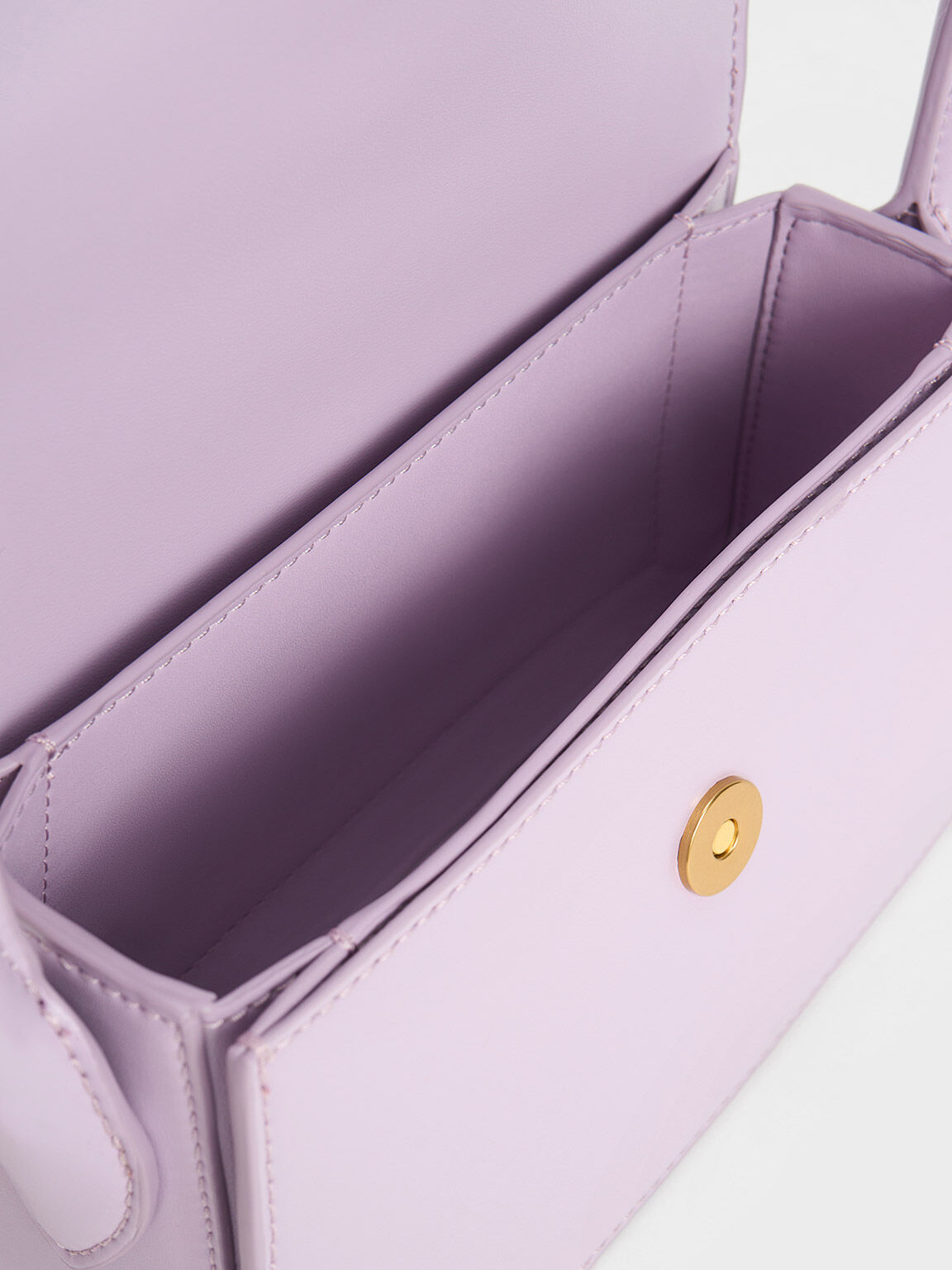 Annelise Belted Trapeze Bag, Lilac, hi-res