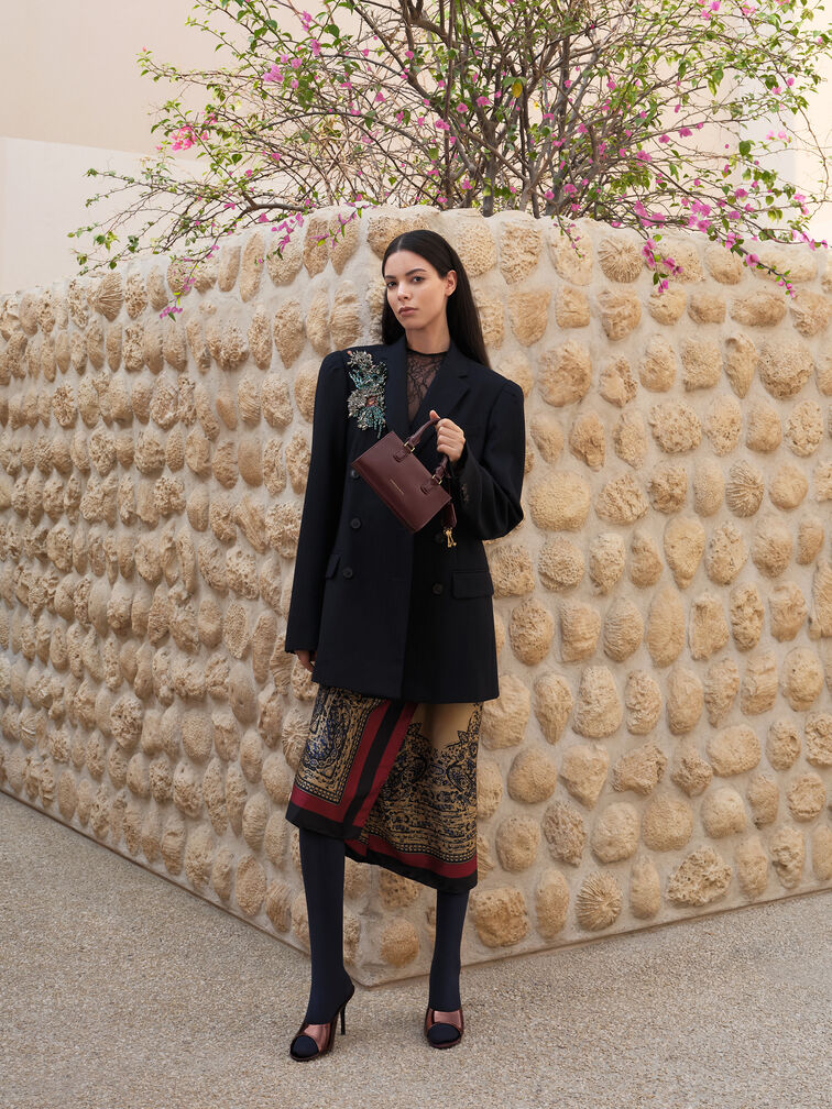 Tas Tote Kerry Mini, Wineberry Red, hi-res