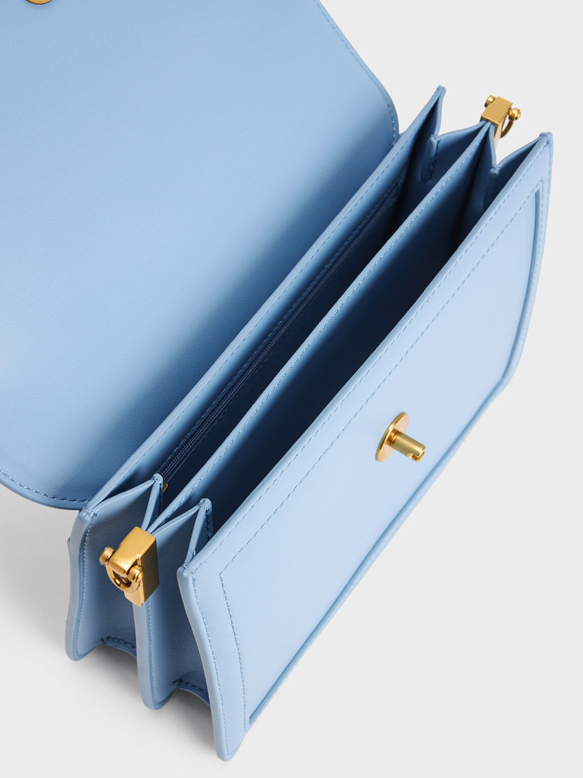 Joelle Envelope Shoulder Bag, Light Blue, hi-res