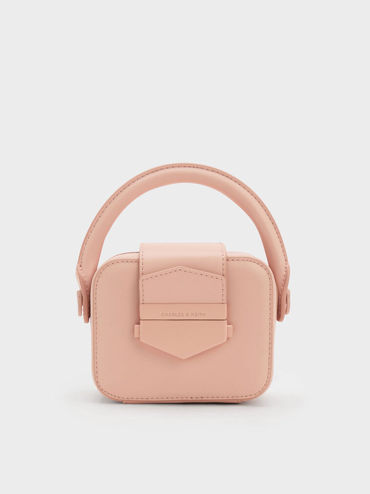 Mini Vertigo Boxy Top Handle Bag, Pink, hi-res