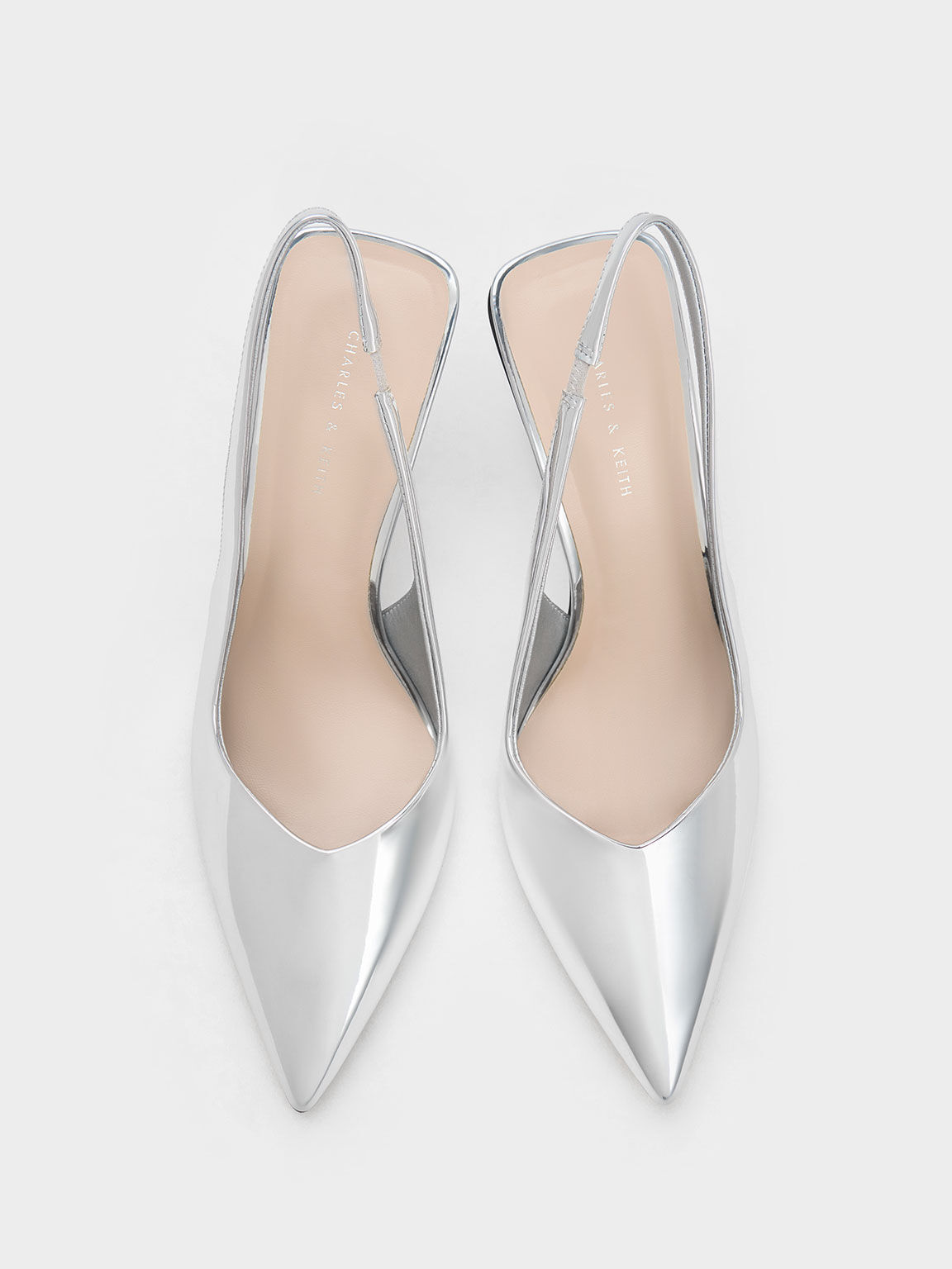 Silver high heel wedges 2025