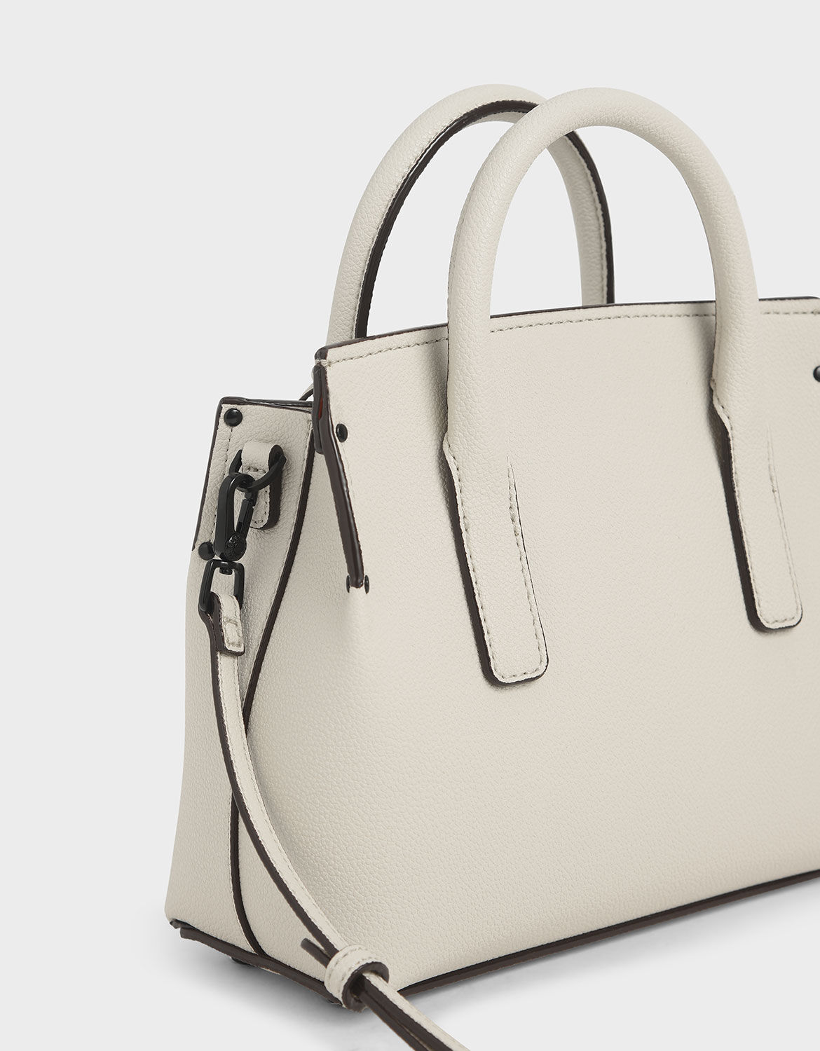 Cream Double Handle Tote Bag CHARLES KEITH ID