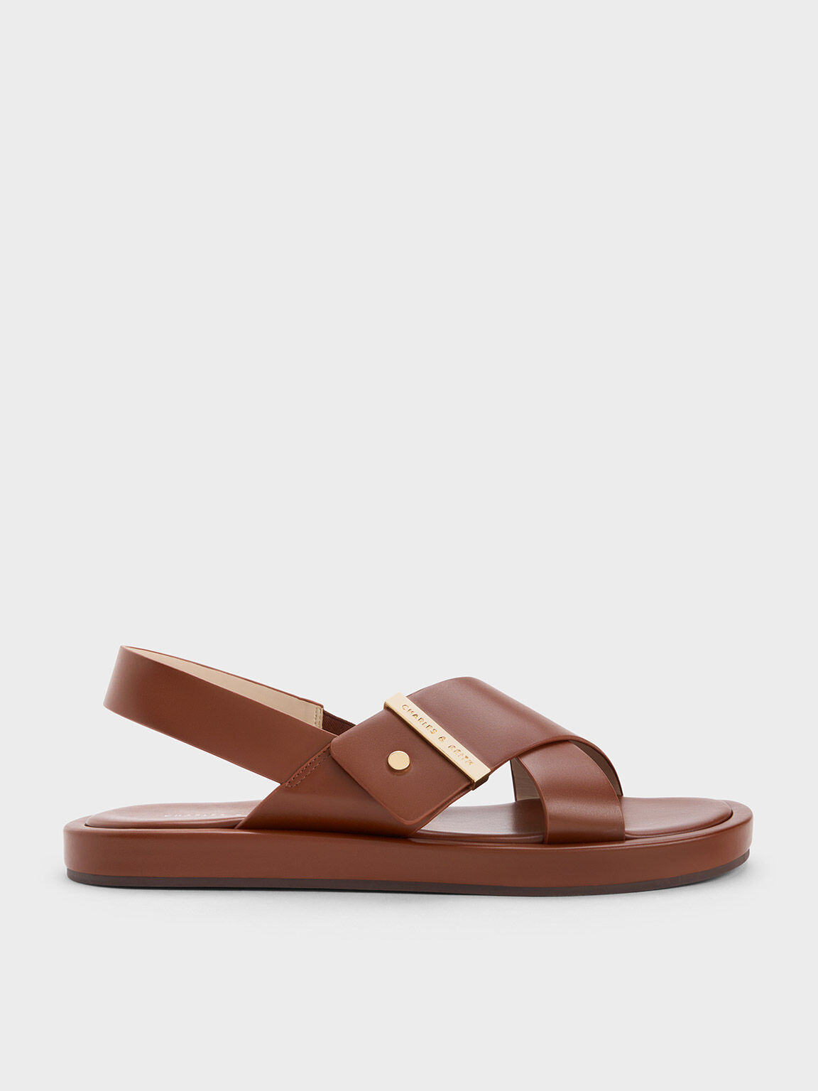 Shop Heeled Flat Strappy Sandals CHARLES KEITH ID