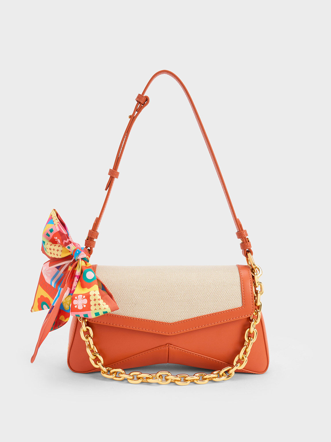 Charles and keith orange bag store
