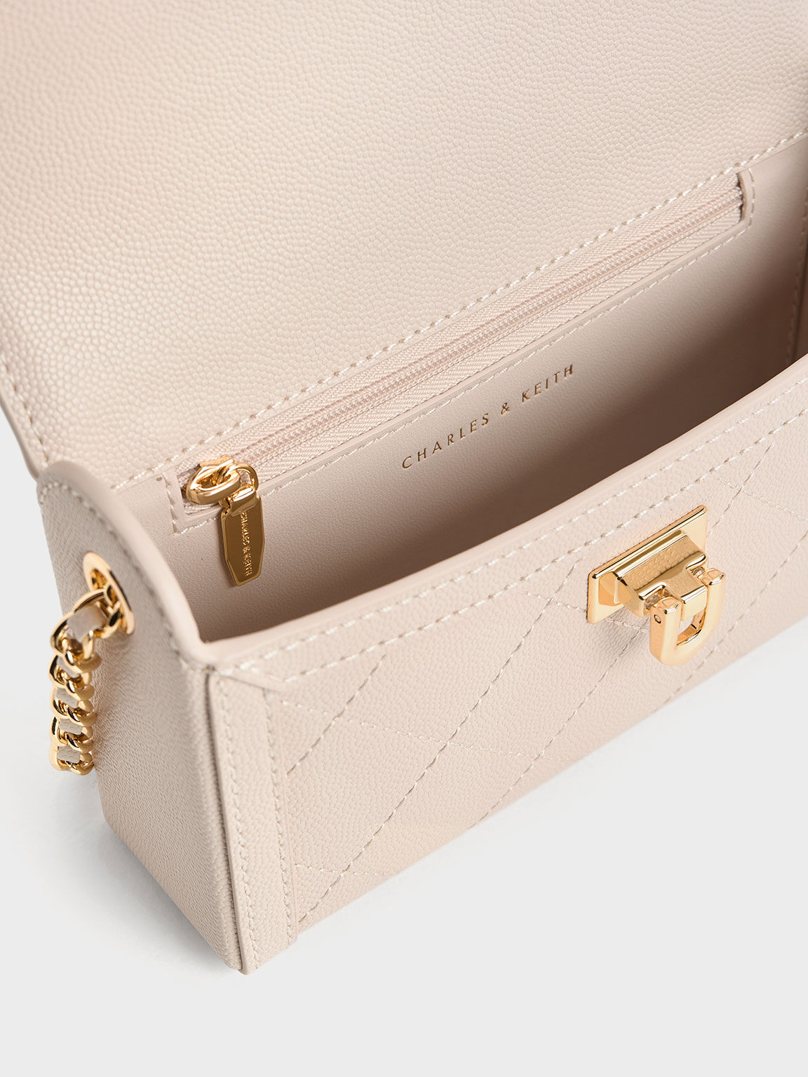 Charles and top keith clutch bag