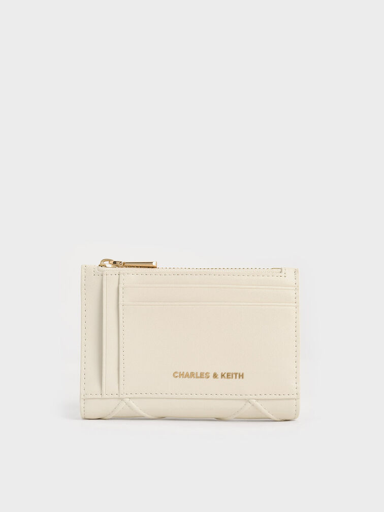 Dompet Quilted Eleni, Cream, hi-res