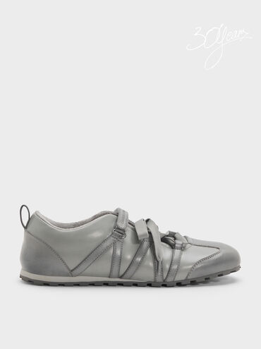 Sepatu Sneakers Mary Jane Silko Burnished, Light Grey, hi-res