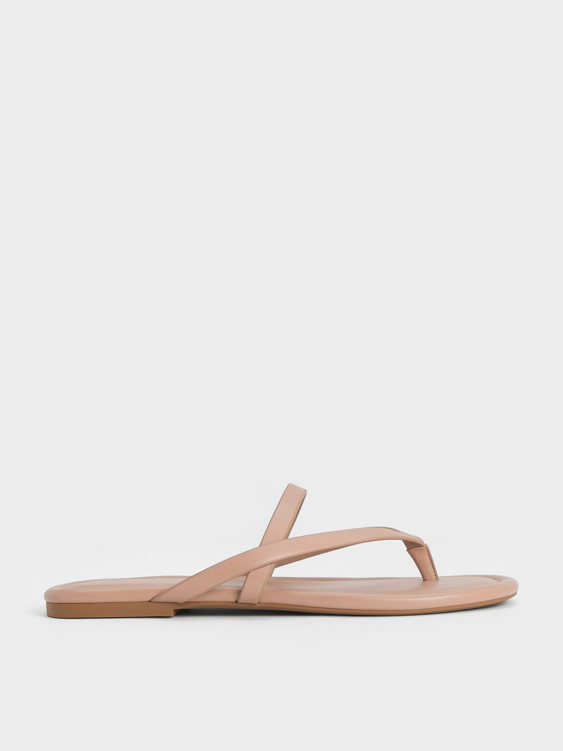 Sandal Strappy Thong, Nude, hi-res