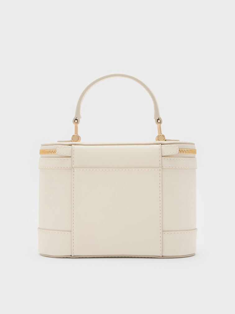 Tas Vanity Top Handle Enola, Cream, hi-res