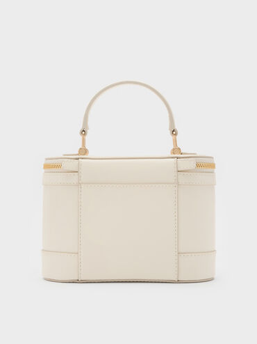 Tas Vanity Top Handle Enola, Cream, hi-res