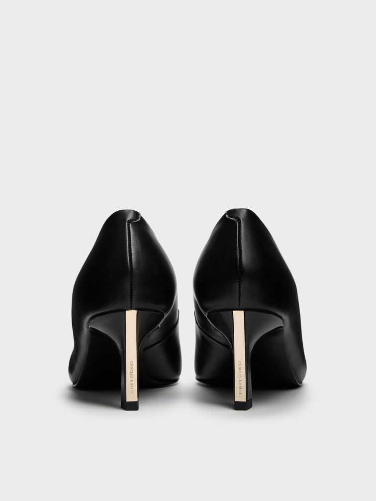 Kerra Pointed Mid Heels, Black, hi-res