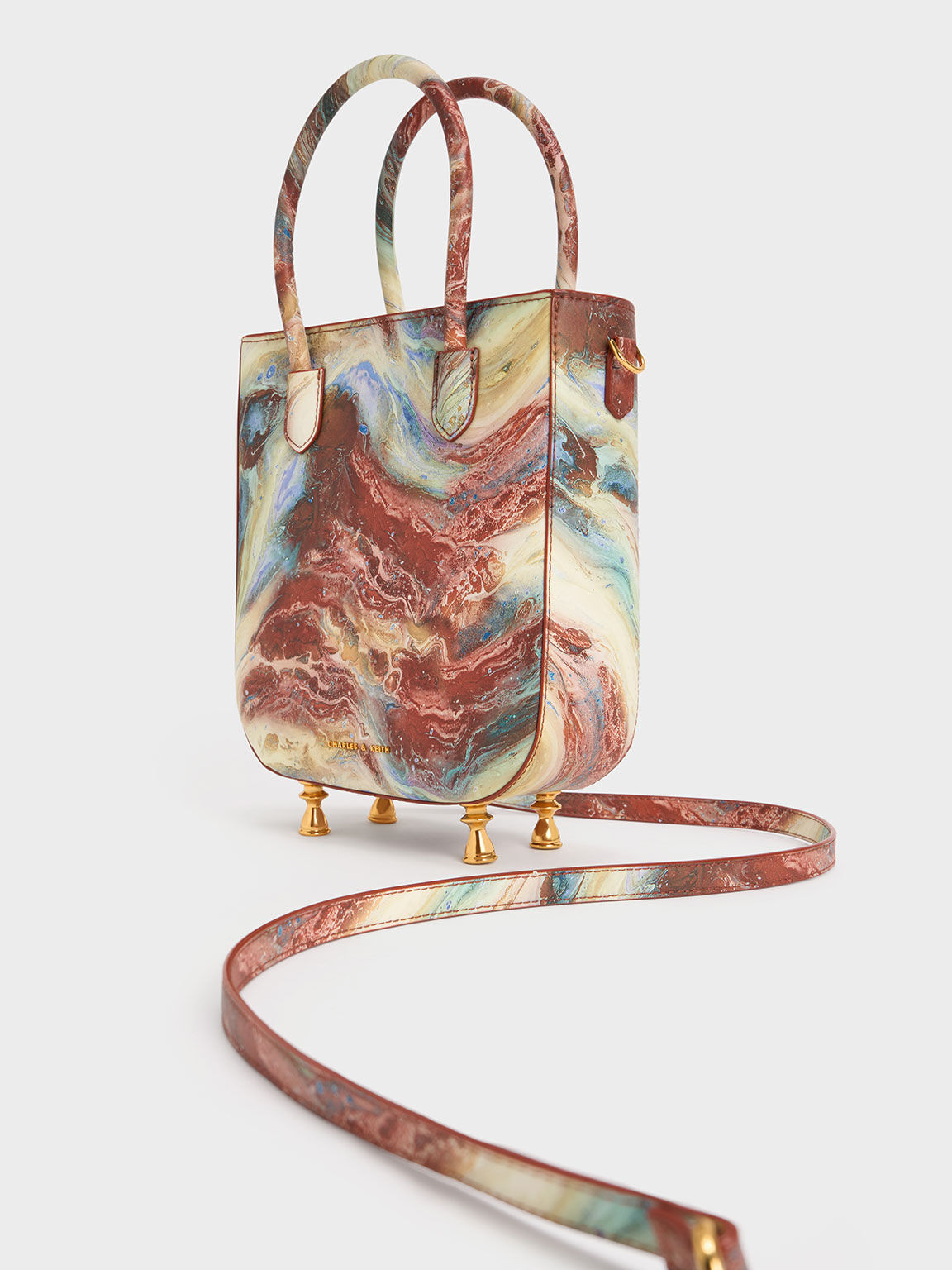 Tas Tote Bag Meriah Swirl-Print, Multi, hi-res