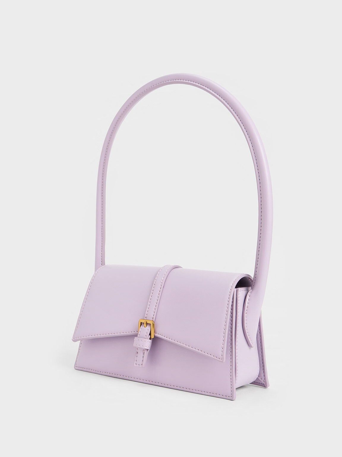Tas Trapeze Belted Annelise, Lilac, hi-res