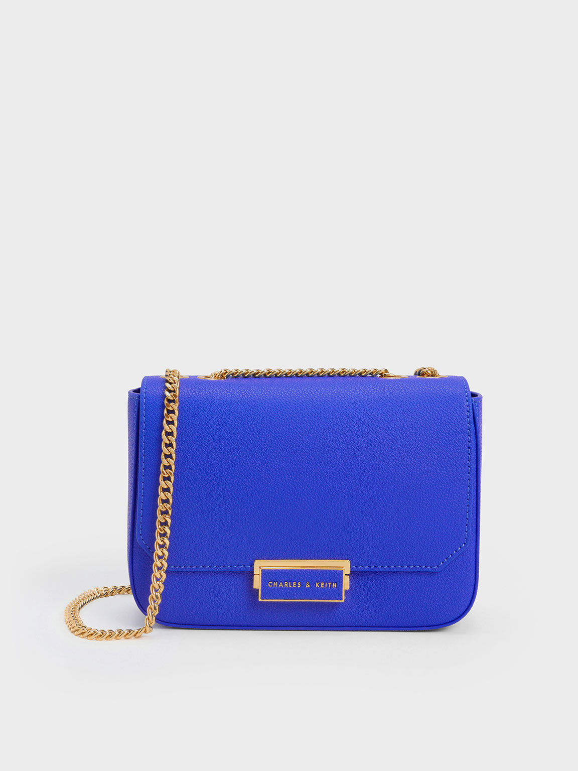 Classic push lock bag charles and keith deals