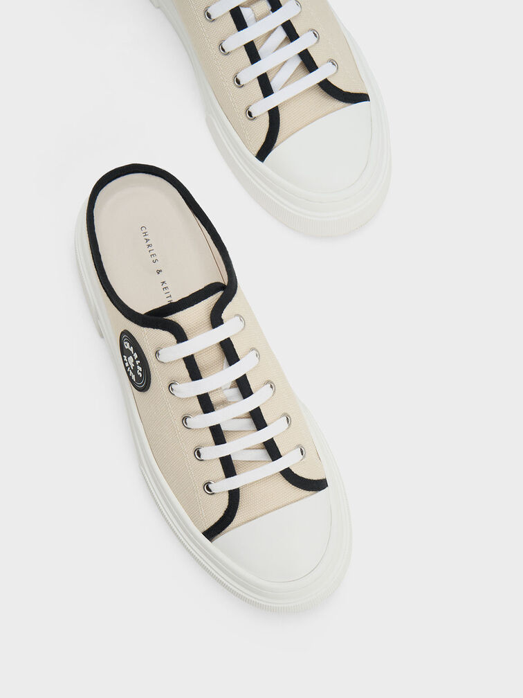 Sepatu Sneakers Kay Canvas Slip-On, Multi, hi-res