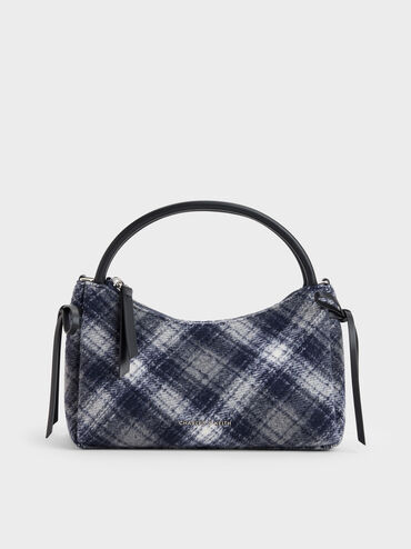 Tas Top Handle Hazel Checkered, Multi, hi-res