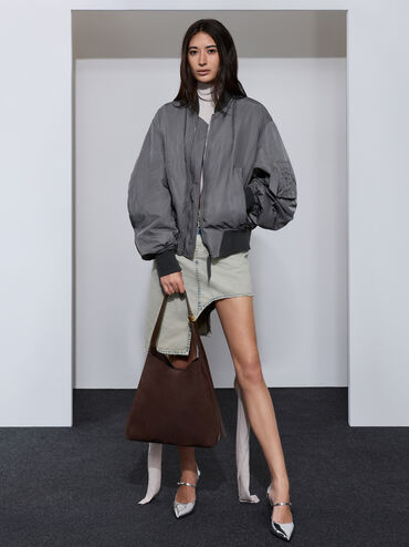 Edna Tote Bag, Espresso Brown, hi-res